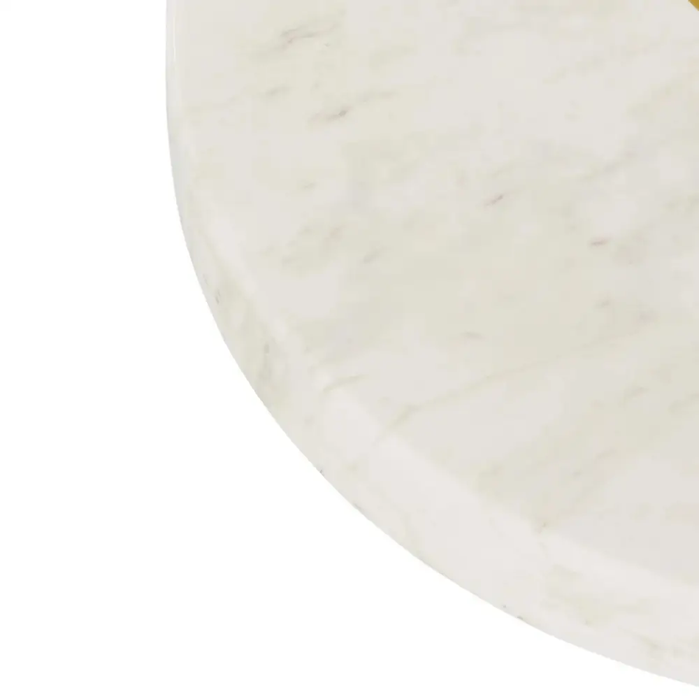 Sculptural Alabaster & Brass Floor Lamp - Image 3