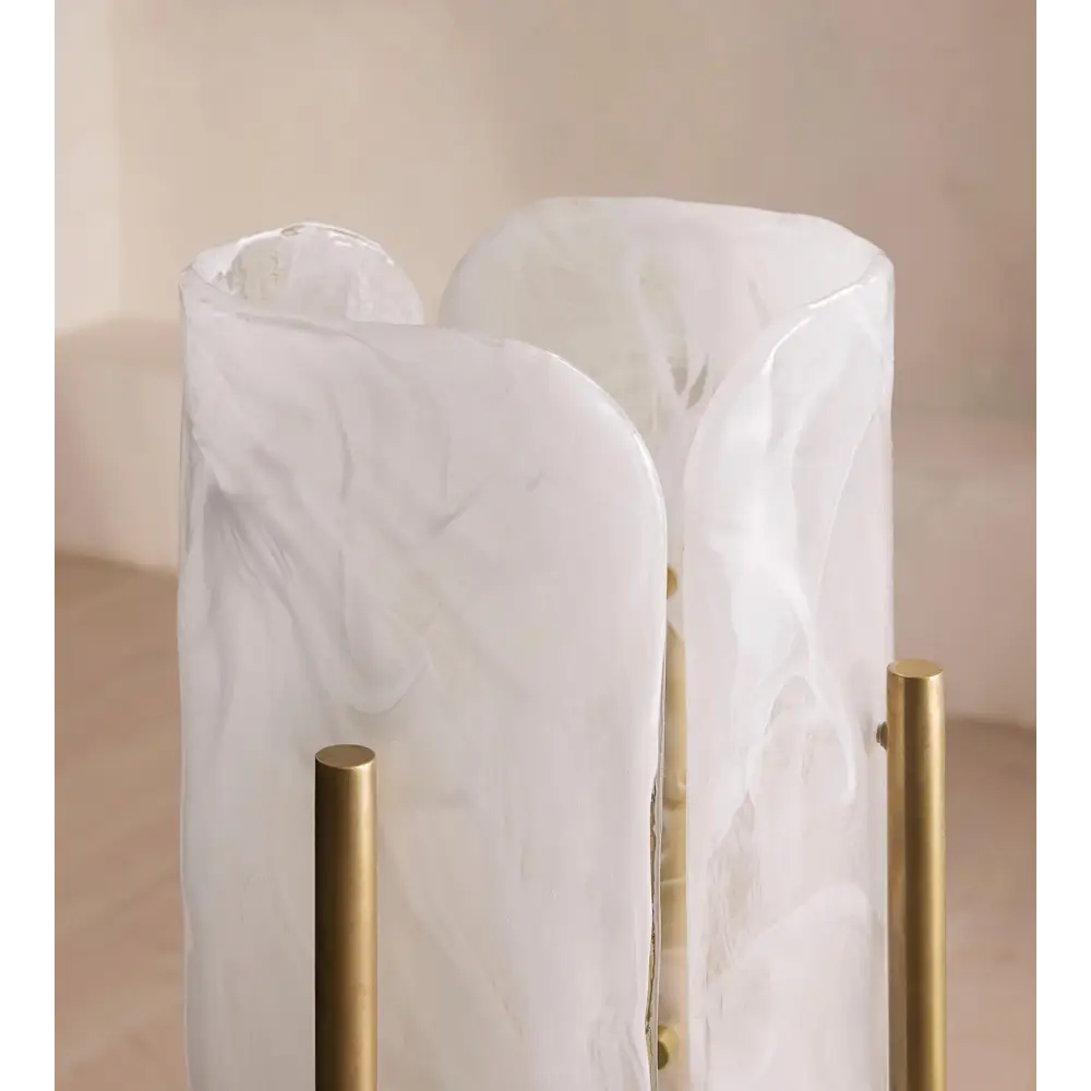 Minimalist Marble & Brass Floor Lamp - Image 4