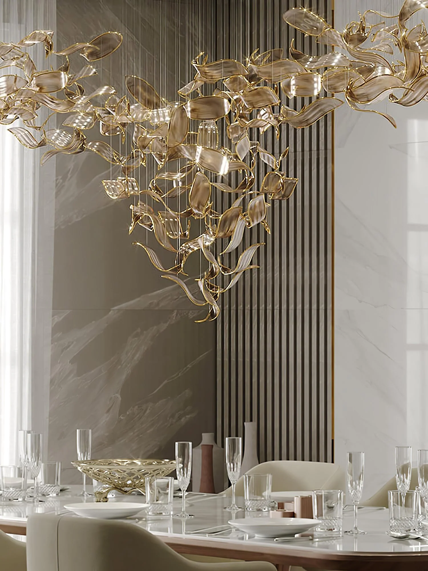 Fluttering Leaves Chandelier - Image 18