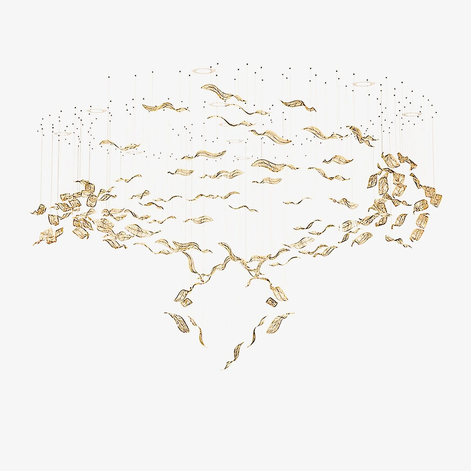 Fluttering Leaves Chandelier - Image 23