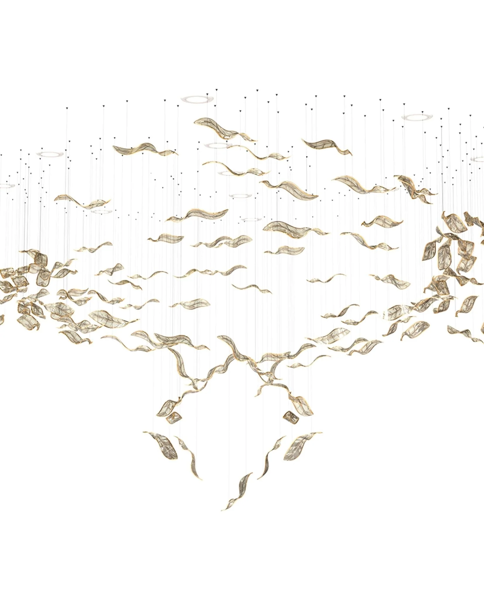 Fluttering Leaves Chandelier - Image 7