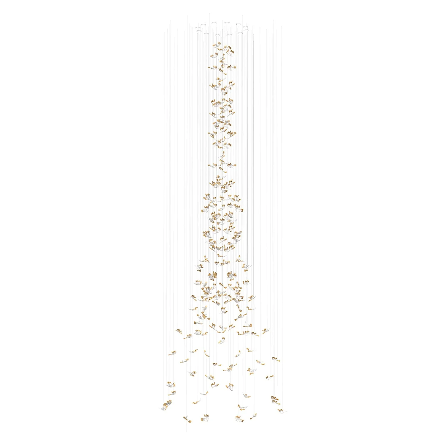 Frosted Petals Frozen Chandelier - Image 14