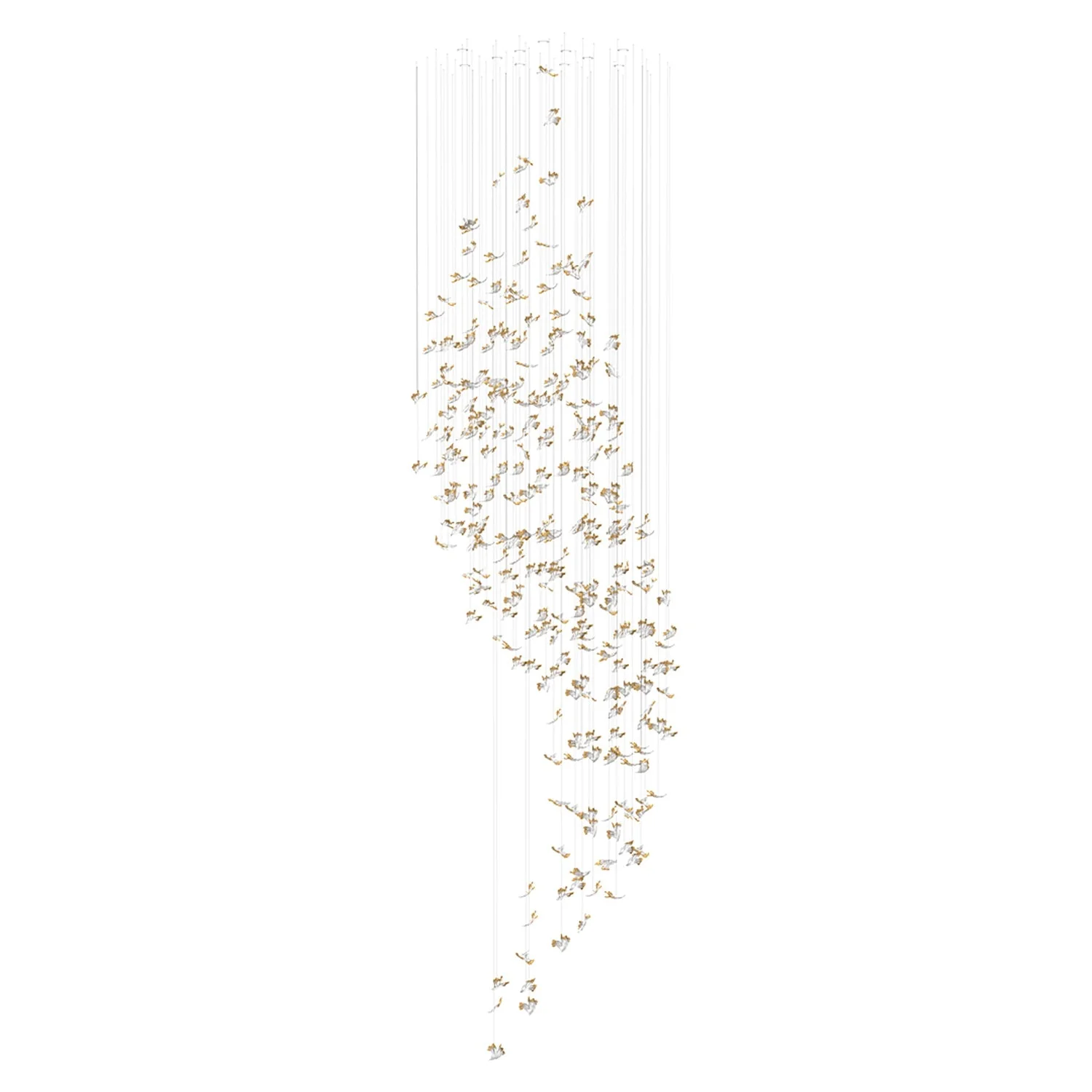 Frosted Petals Frozen Chandelier - Image 18