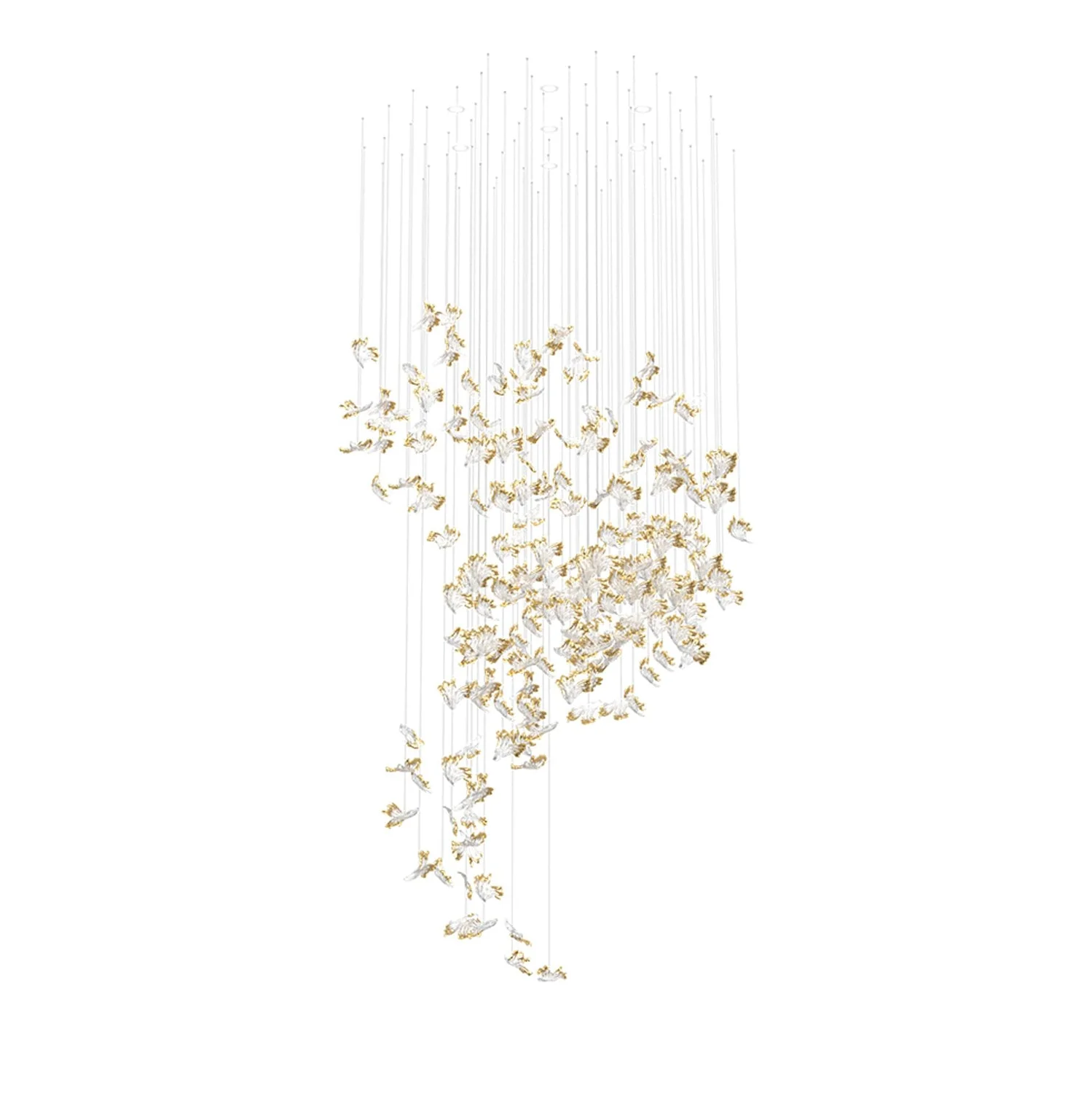 Frosted Petals Frozen Chandelier - Image 20