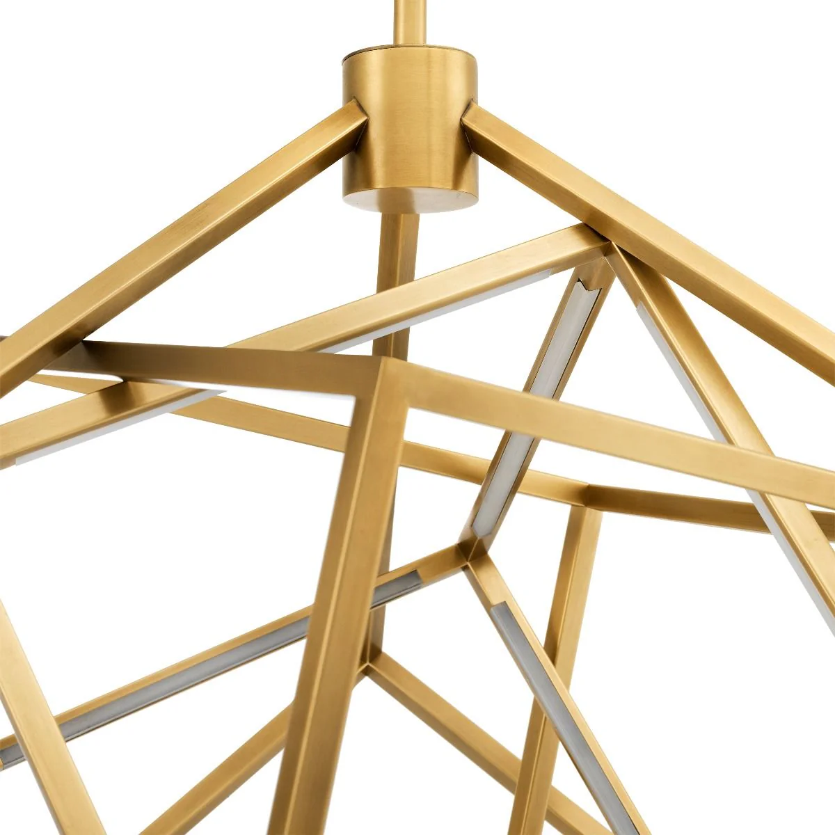 Fusion Modern Brass Chandelier - [Brass] - Image 6