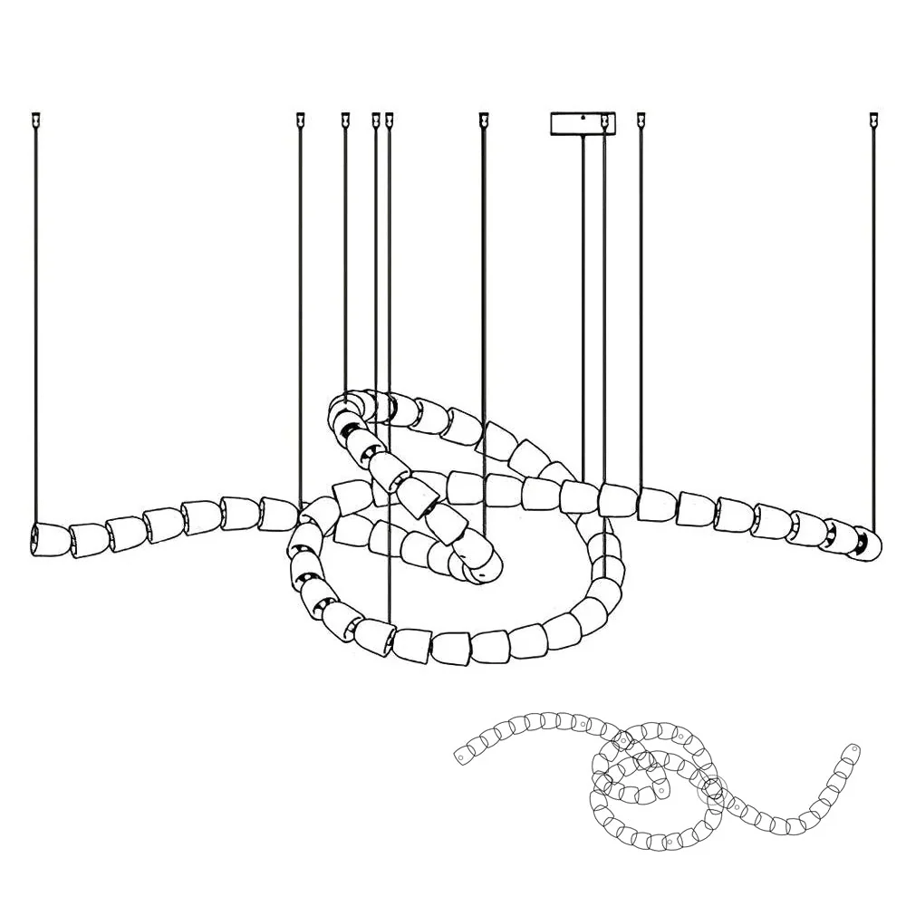 Gabriel Chrome Chandelier - Image 100
