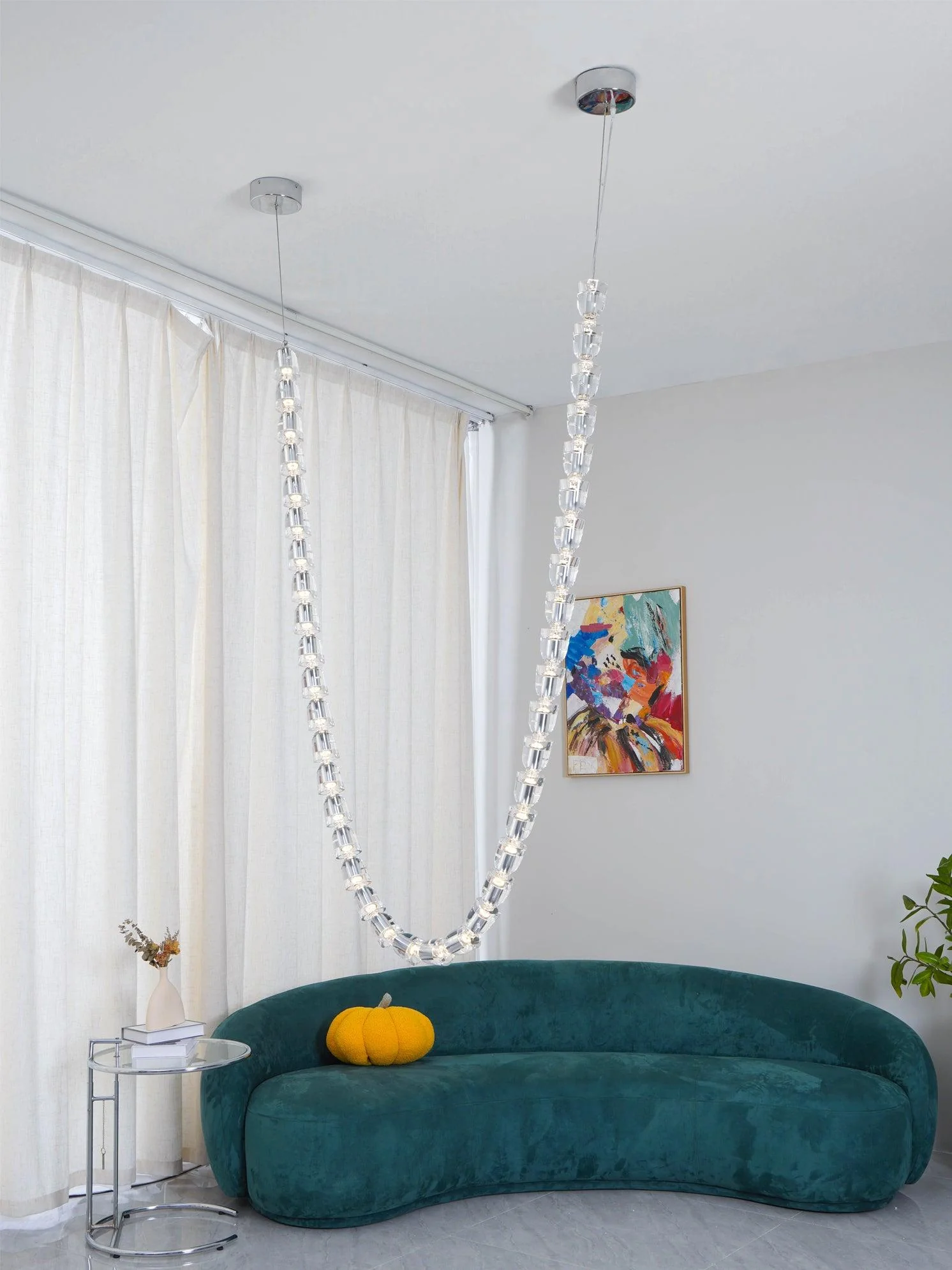 Gabriel Chrome Chandelier - Image 8