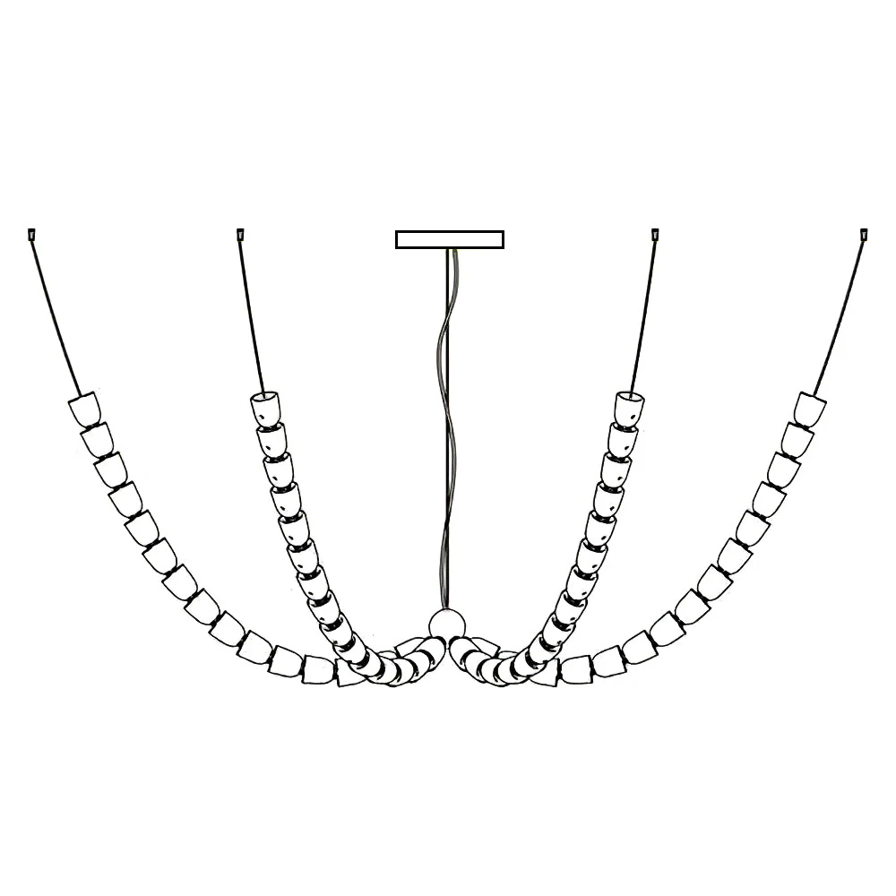 Gabriel Gold Chandelier - Image 104