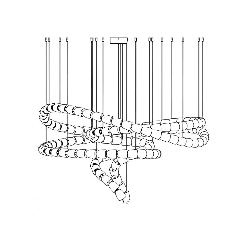 Gabriel Gold Chandelier - Image 42