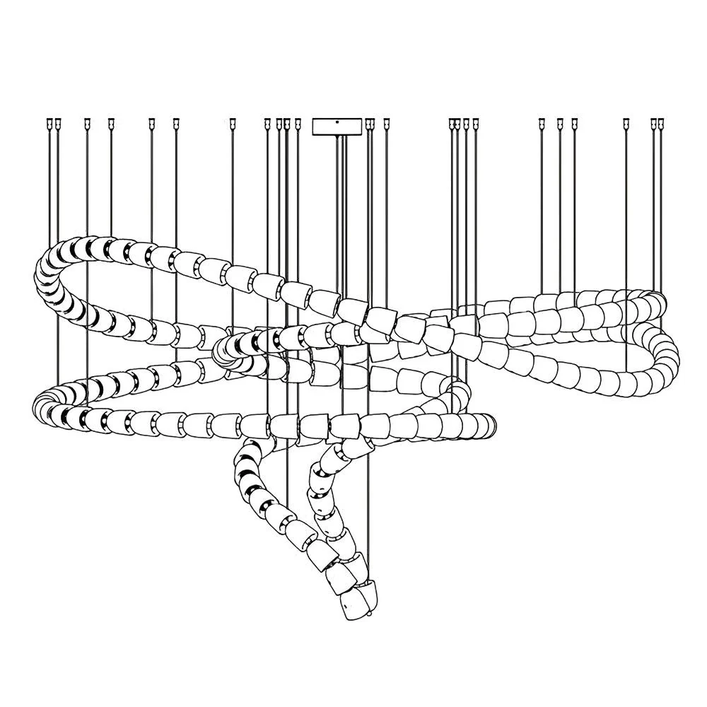 Gabriel Gold Chandelier - Image 82