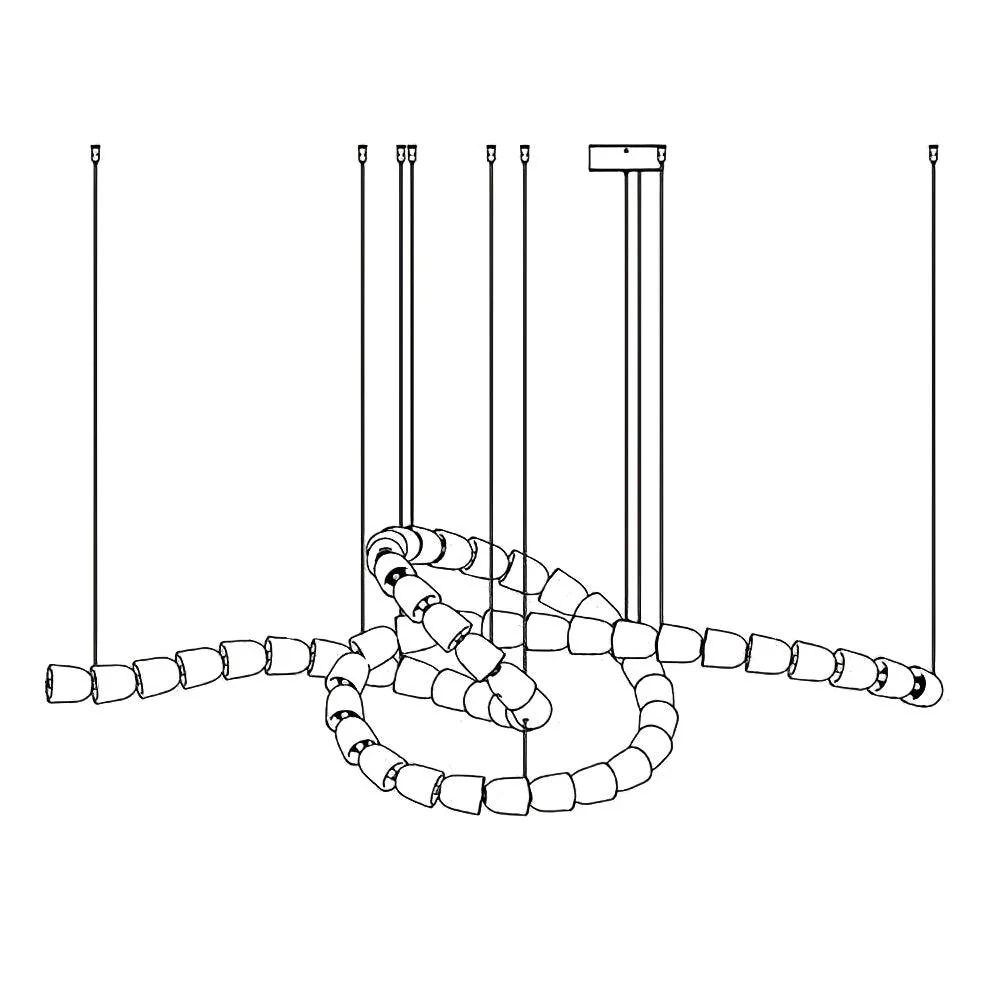 Gabriel Gold Chandelier - Image 92