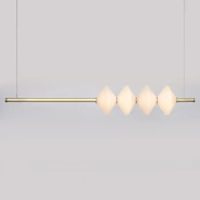 Gem 4 Linear Glass Pendant - 60 inch - Image 2