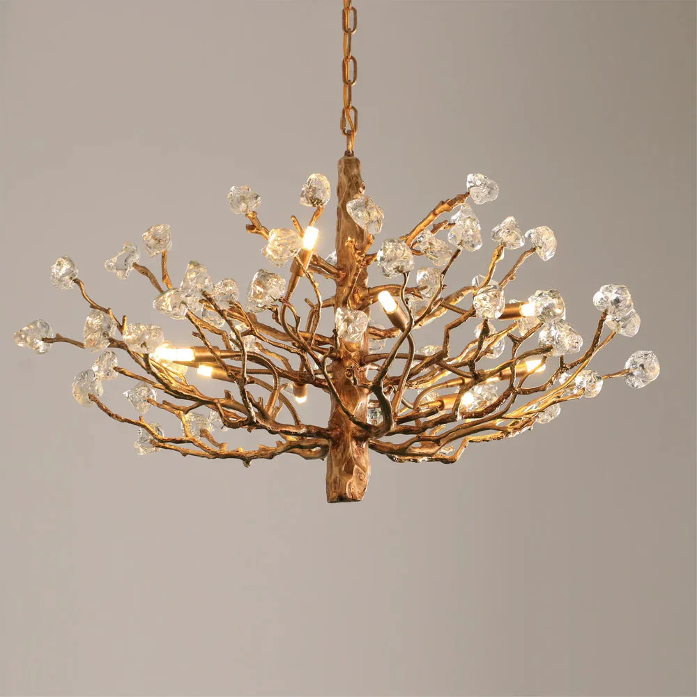 Gemstone Branch Chandelier with Artistic Design for Bedroom or Living Room - Image 2