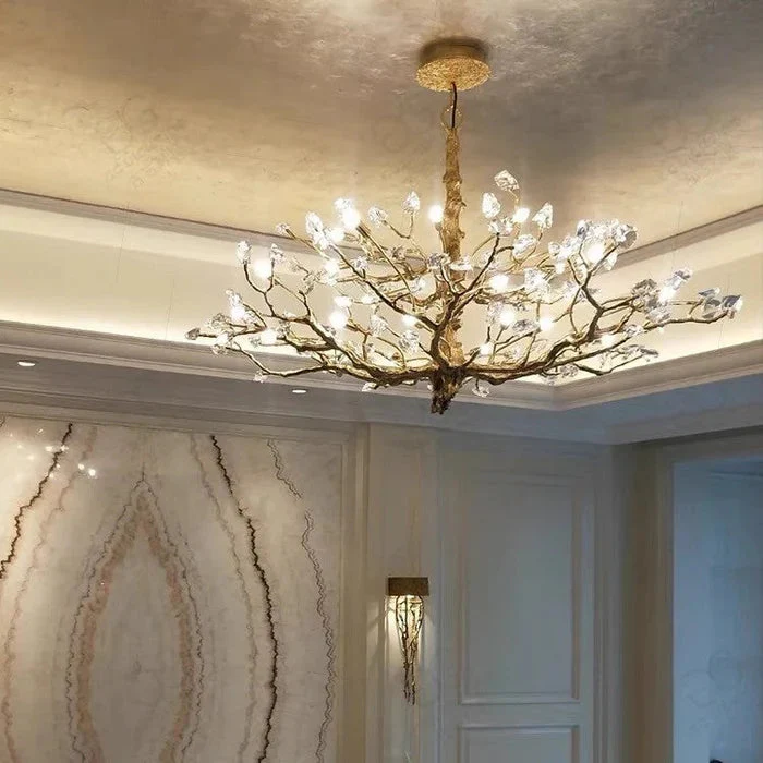 Gemstone Branch Chandelier with Artistic Design for Bedroom or Living Room - Image 4