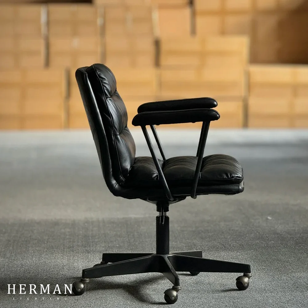 Genuine Leather Comfortable Office Chair - Image 5