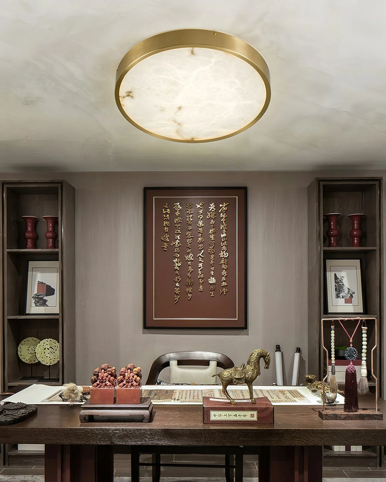 Geometric Alabaster Recessed Ceiling Light - Image 12