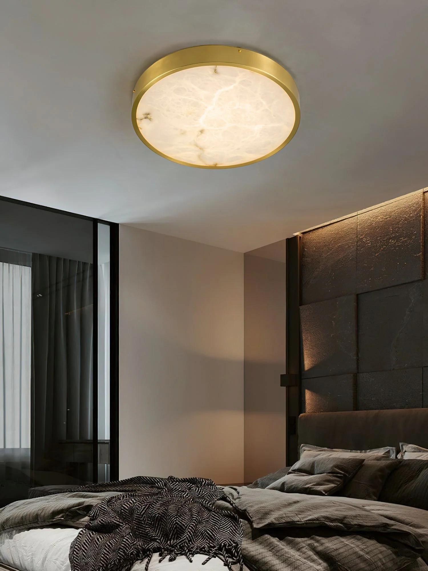 Geometric Alabaster Recessed Ceiling Light - Image 13