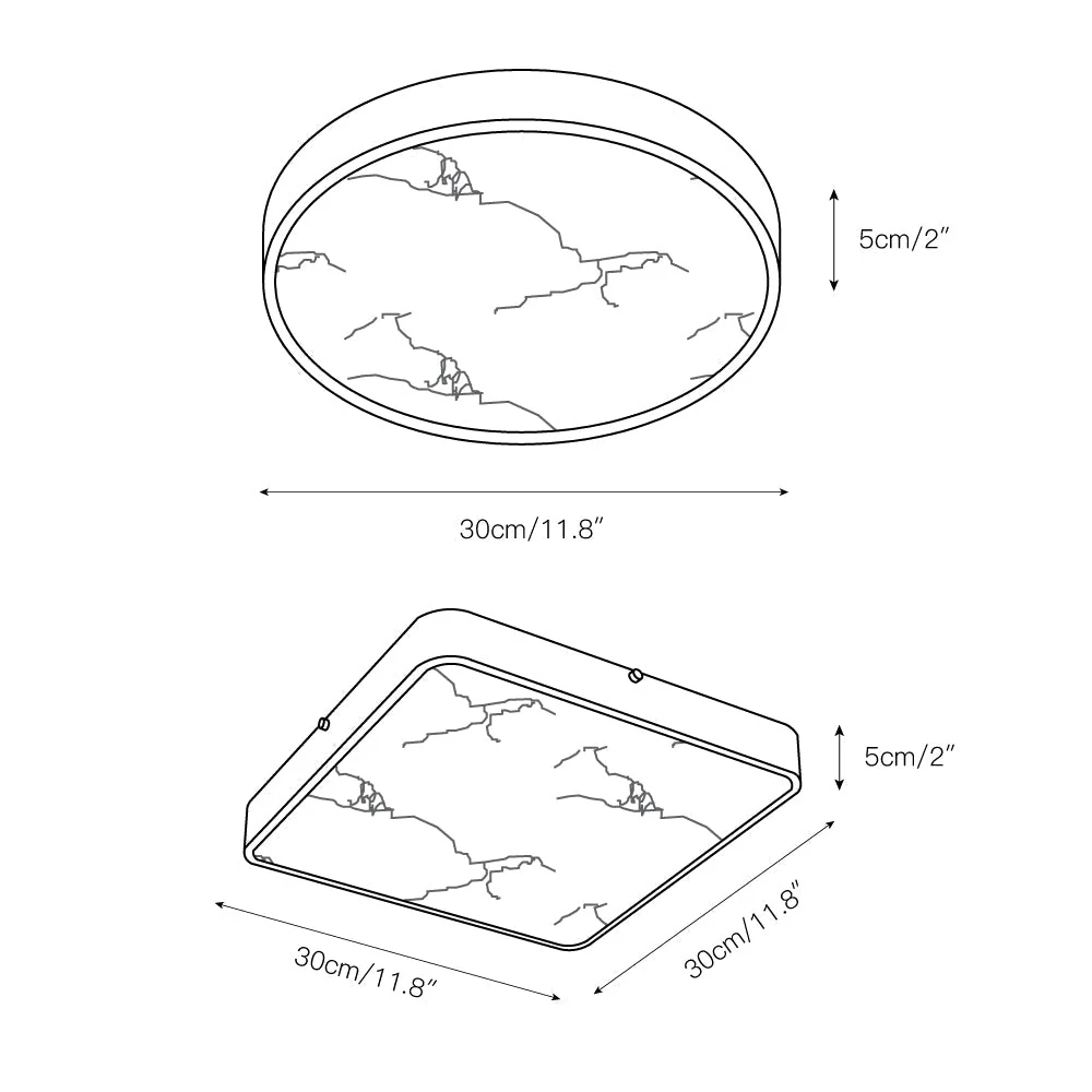 Geometric Alabaster Recessed Ceiling Light - Image 30