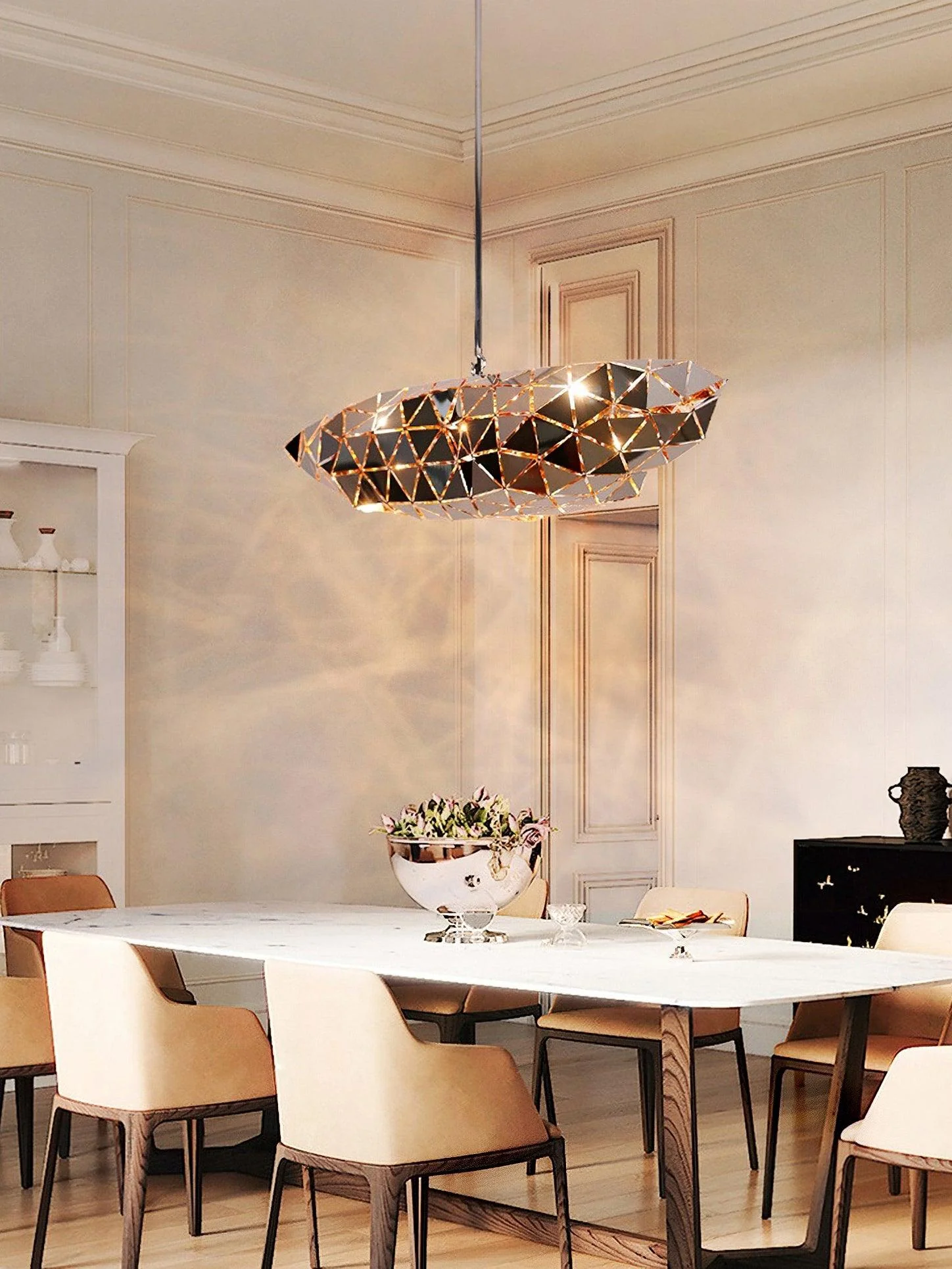 Geometric Panel Pendant Lamp - Image 16