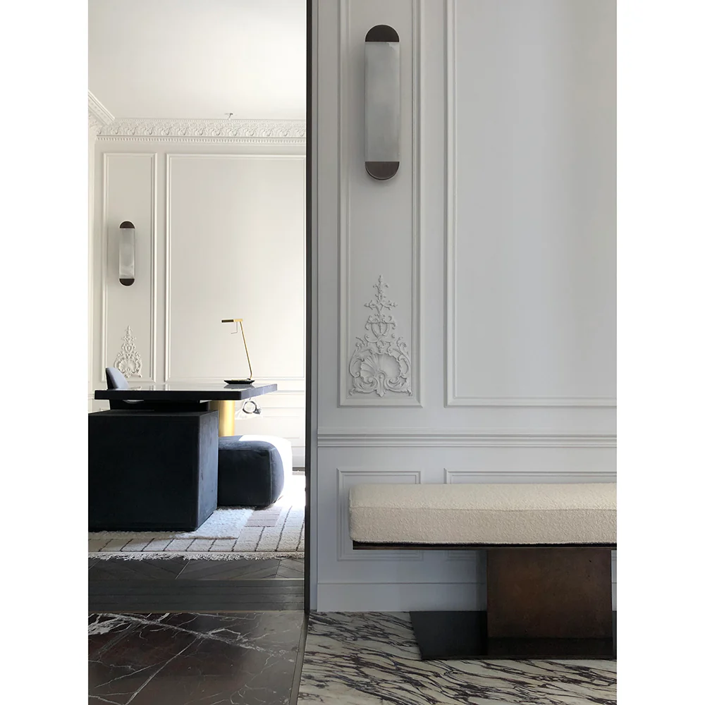 Ghost alabaster wall sconce - Image 12