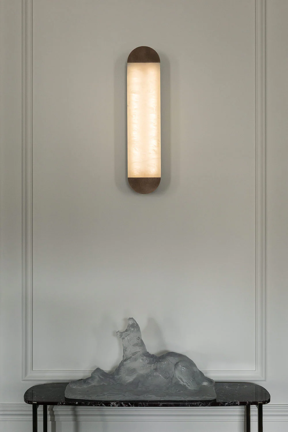Ghost alabaster wall sconce - Image 5