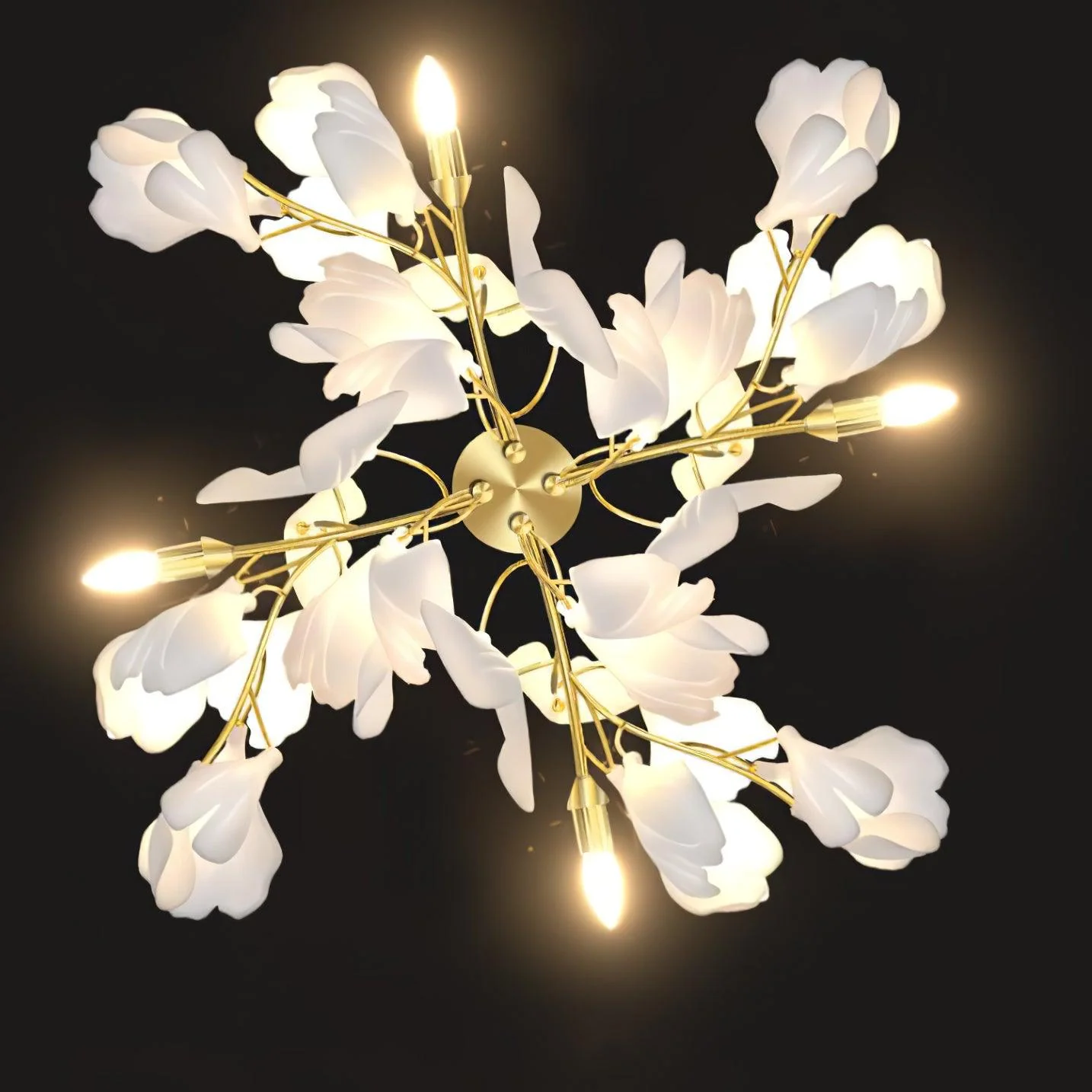Gingko Flowers Wall Lamp - Image 11