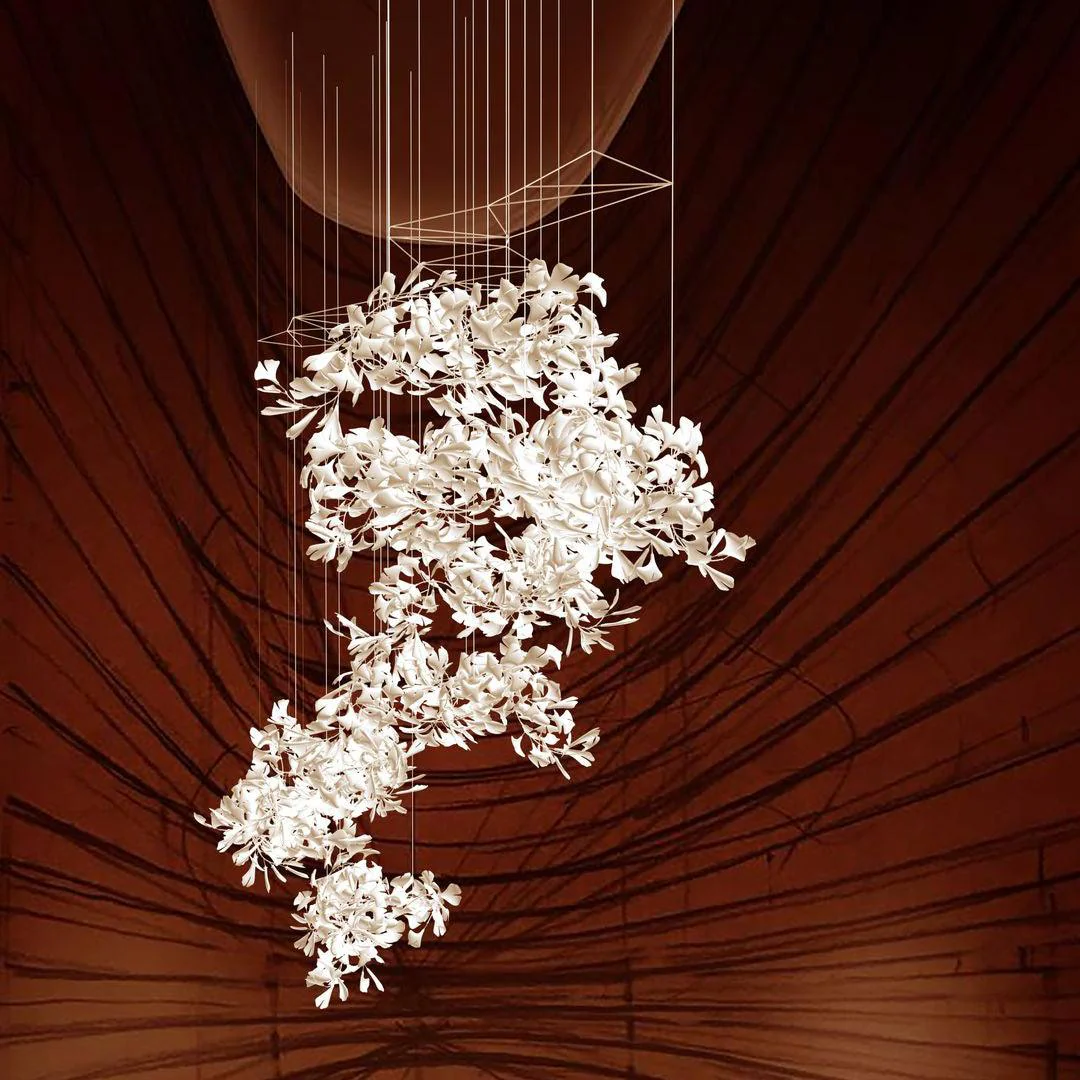 Gingko Combination Chandelier - Image 7