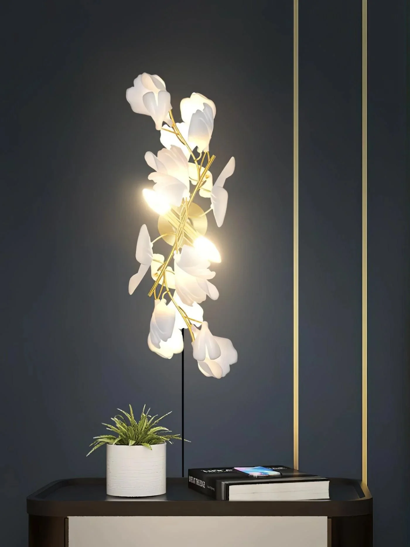 Gingko Flowers Plug-in Wall Lamp - Image 2