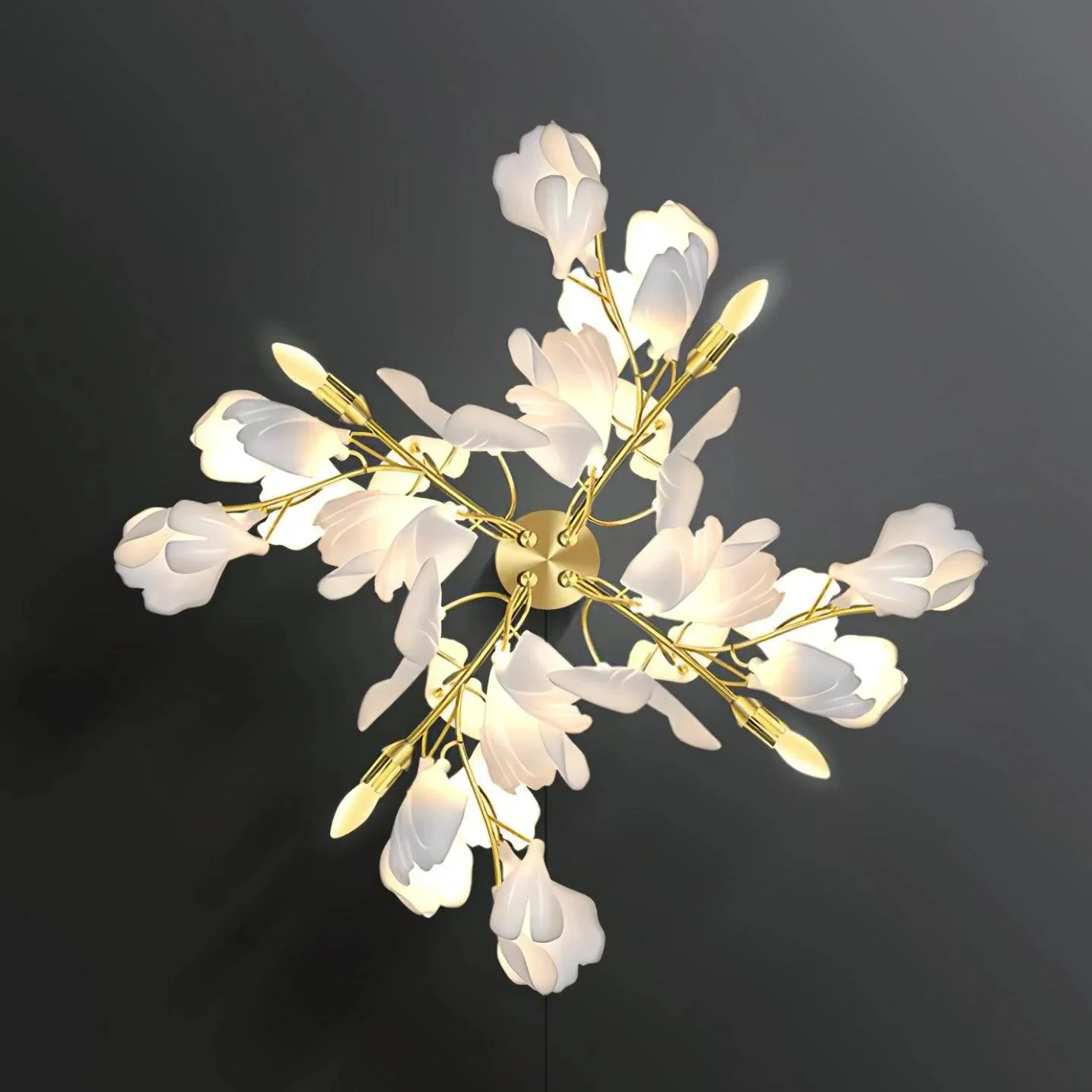 Gingko Flowers Plug-in Wall Lamp - Image 4