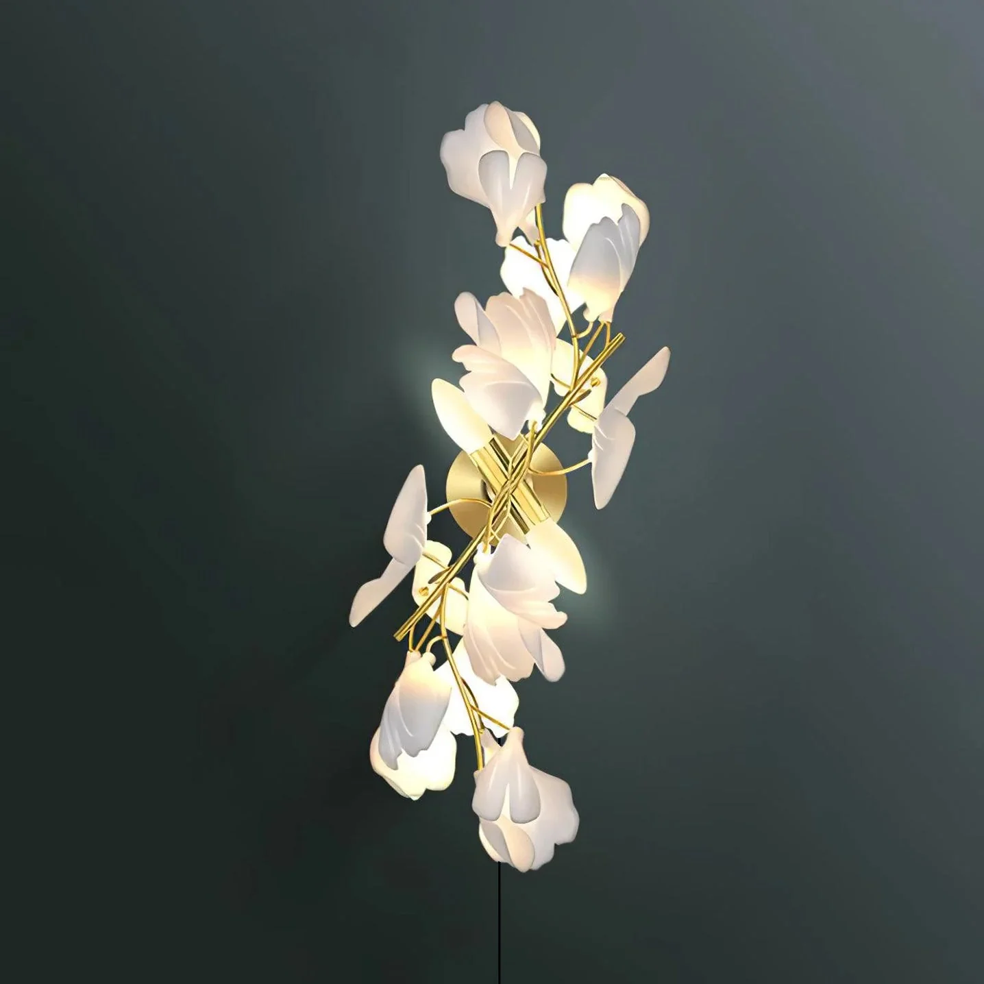 Gingko Flowers Plug-in Wall Lamp - Image 5