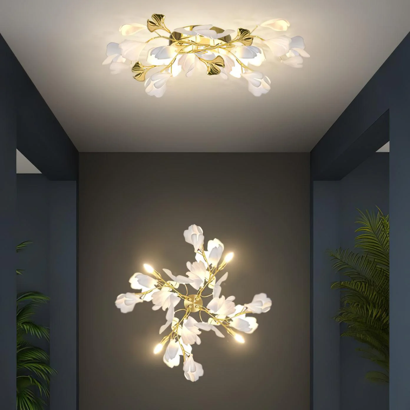Gingko Flowers Plug-in Wall Lamp - Image 7