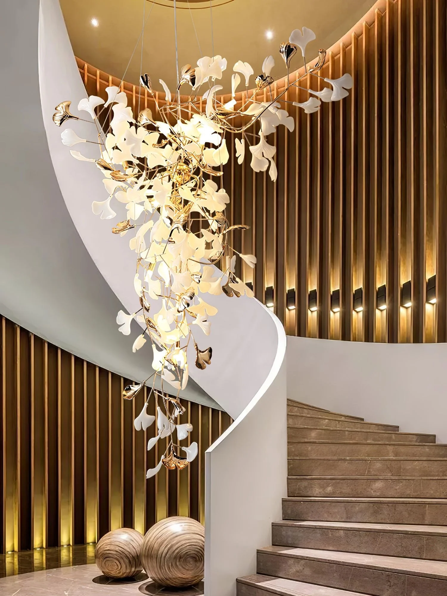 Ginkgo Tip Tlying Chandelier - Image 24