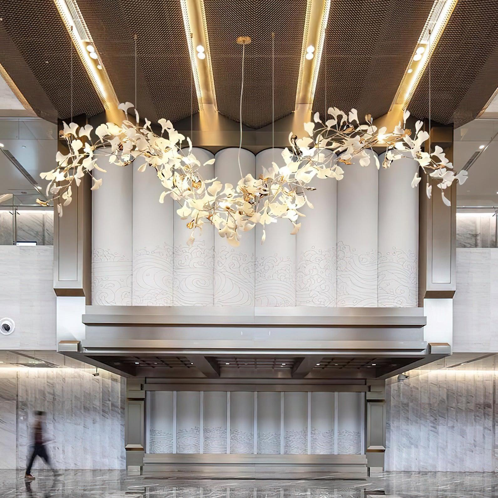 Ginkgo Tip Tlying Chandelier - Image 3