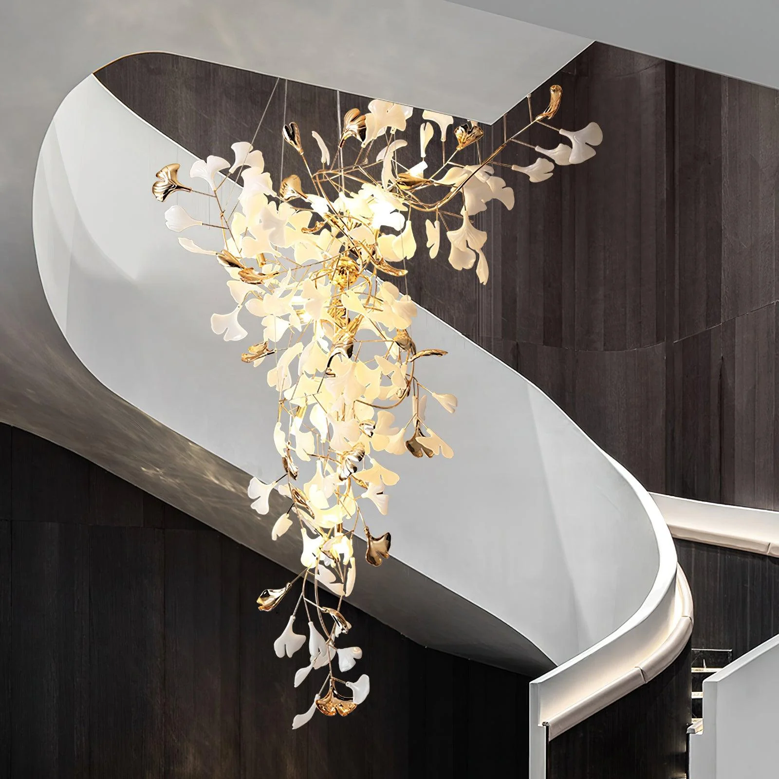Ginkgo Tip Tlying Chandelier - Image 4