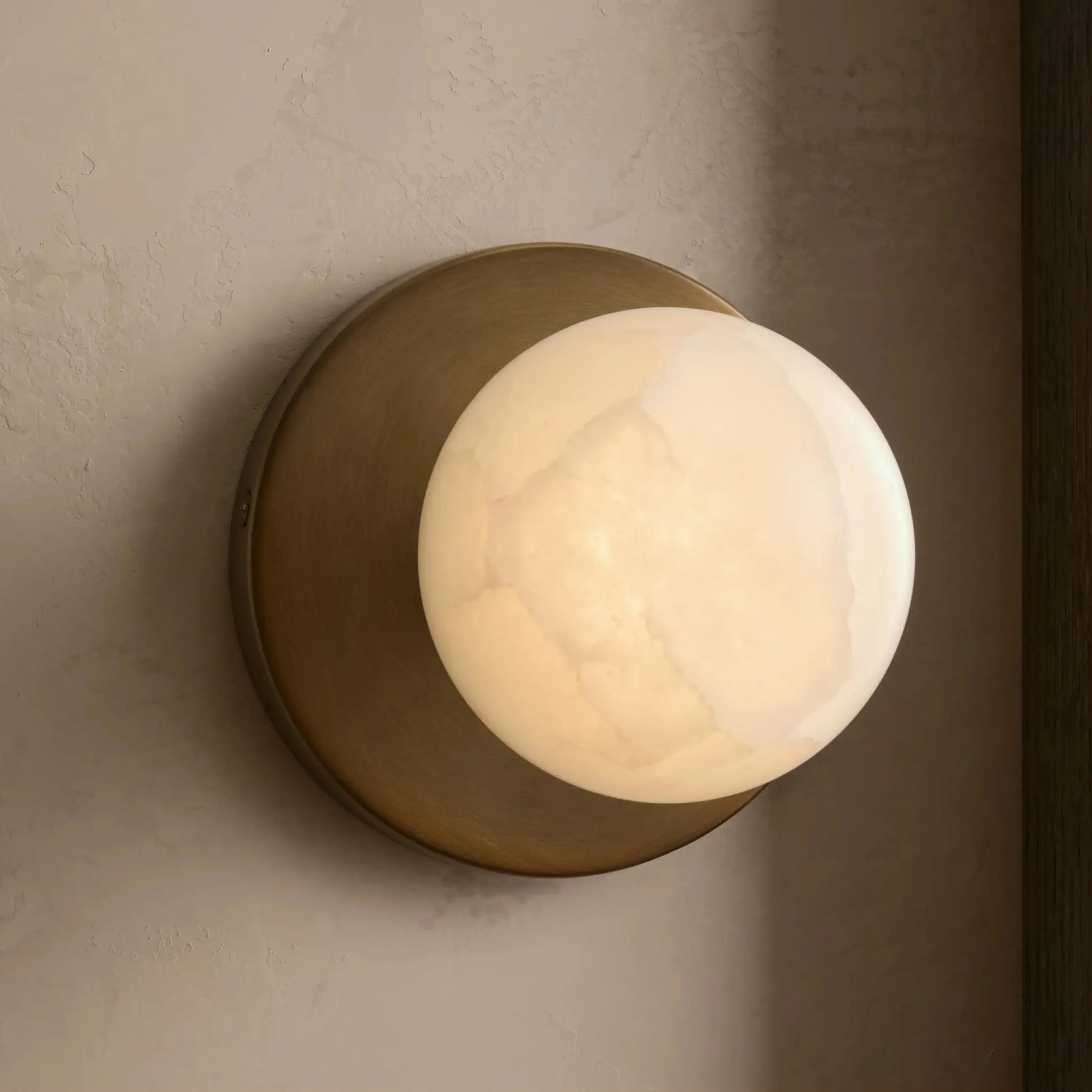 Girouette Alabaster Sconce
