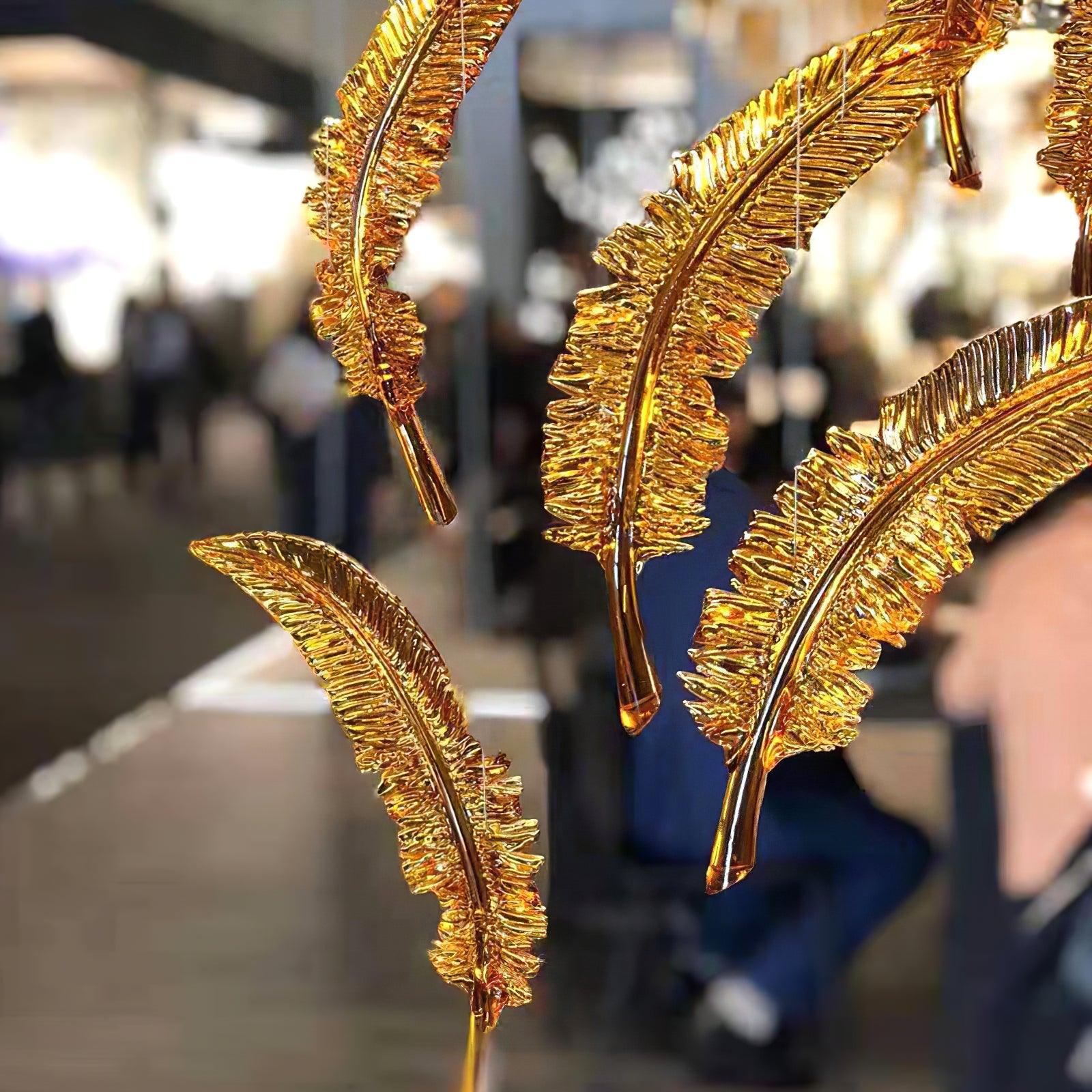 Glass Feathers Flying Chandelier - Image 13