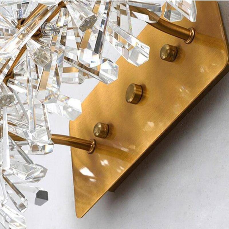 Mira Clear Crystal Wall Sconce - Image 5