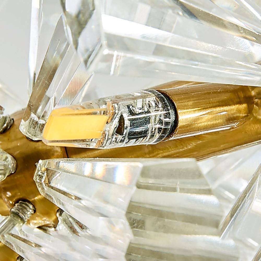 Mira Clear Crystal Wall Sconce - Image 6