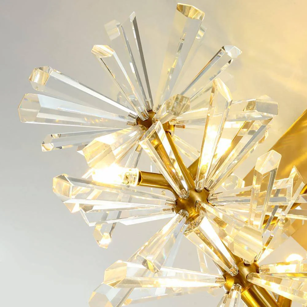Mira Clear Crystal Wall Sconce - Image 7
