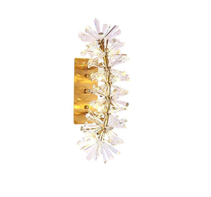 Mira Clear Crystal Wall Sconce - Image 8
