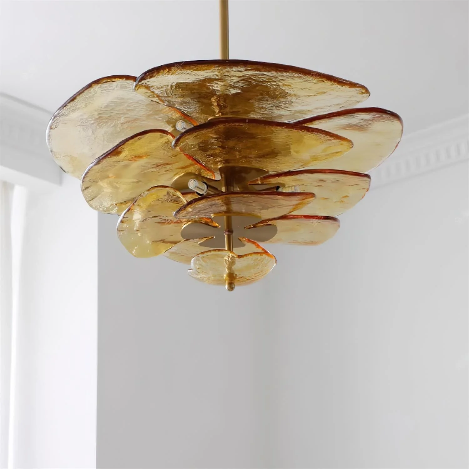 Petals Gold Murano Chandelier - Image 54