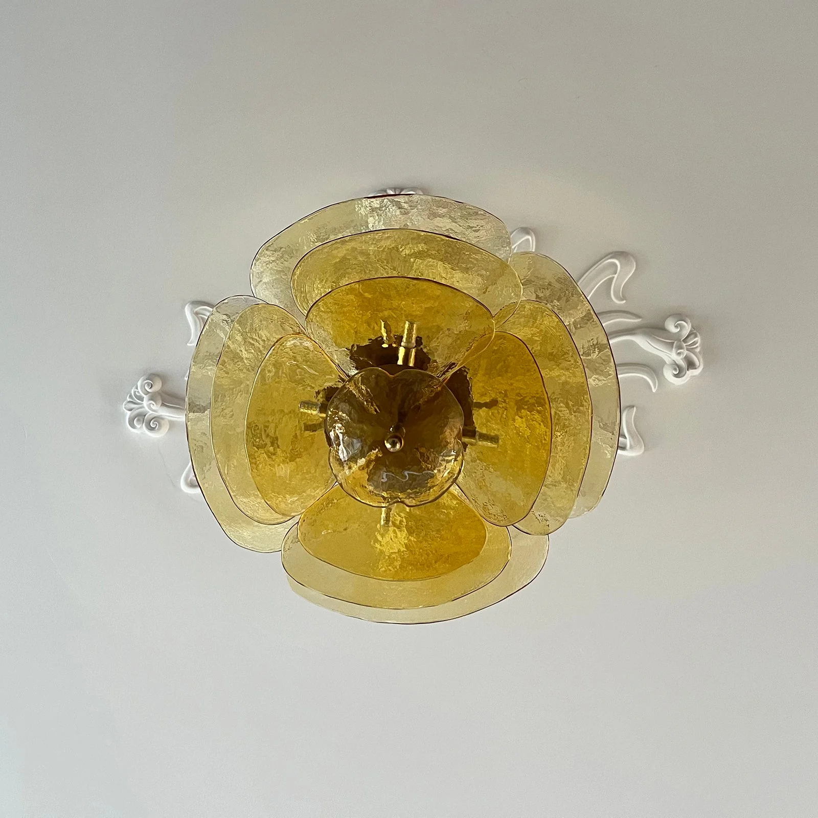 Petals Gold Murano Chandelier - Image 56