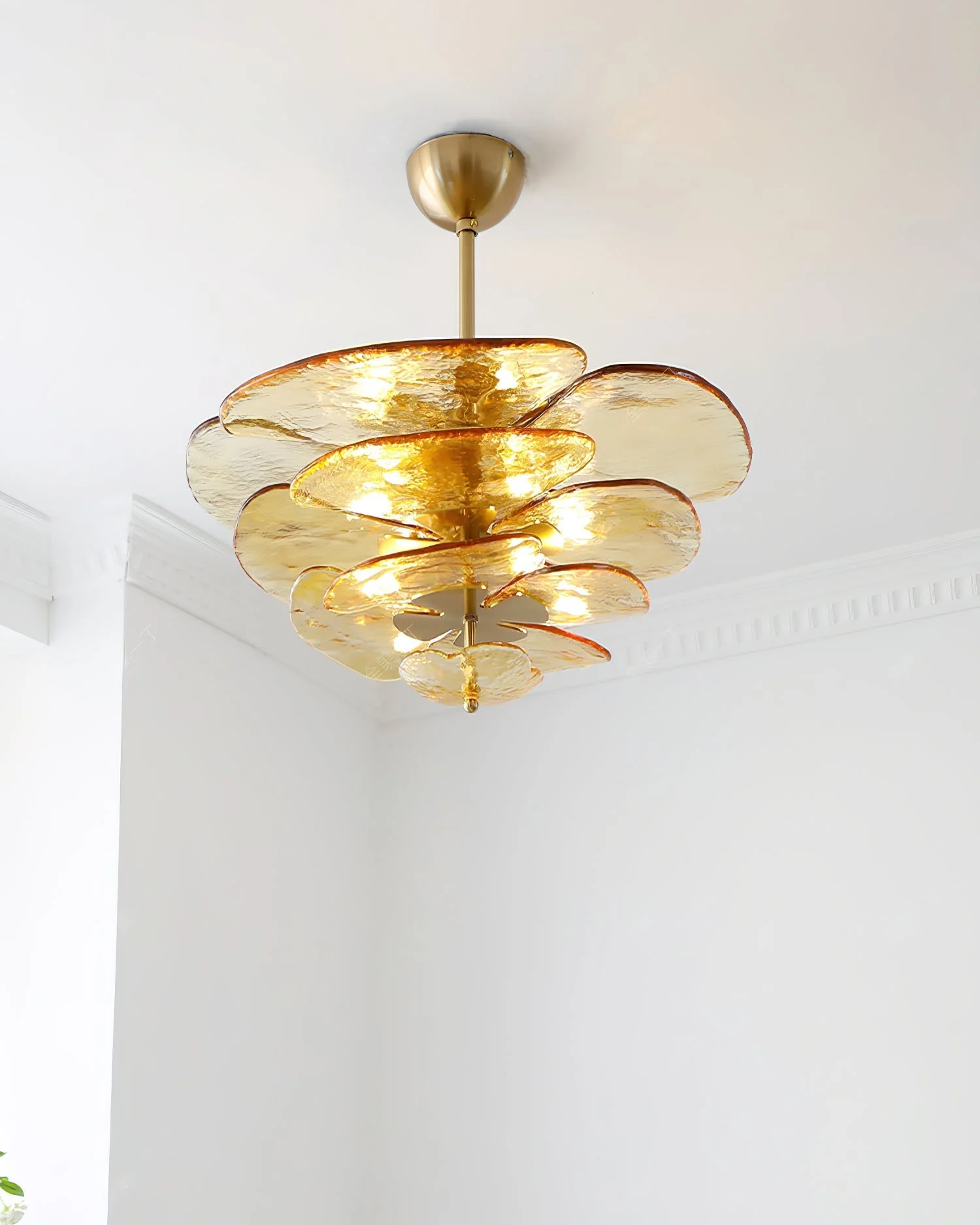 Petals Gold Murano Chandelier - Image 62