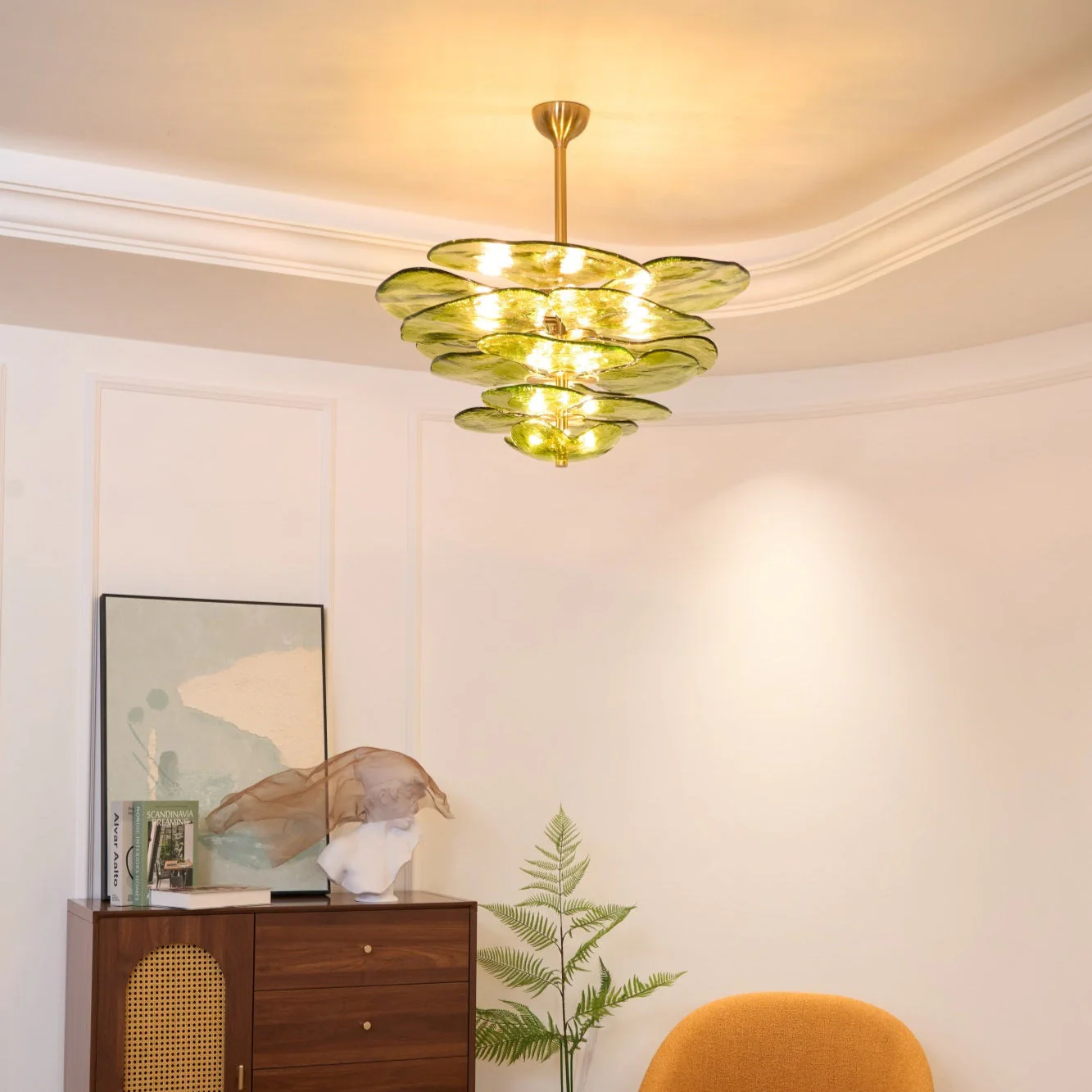 Petals Gold Murano Chandelier - Image 78