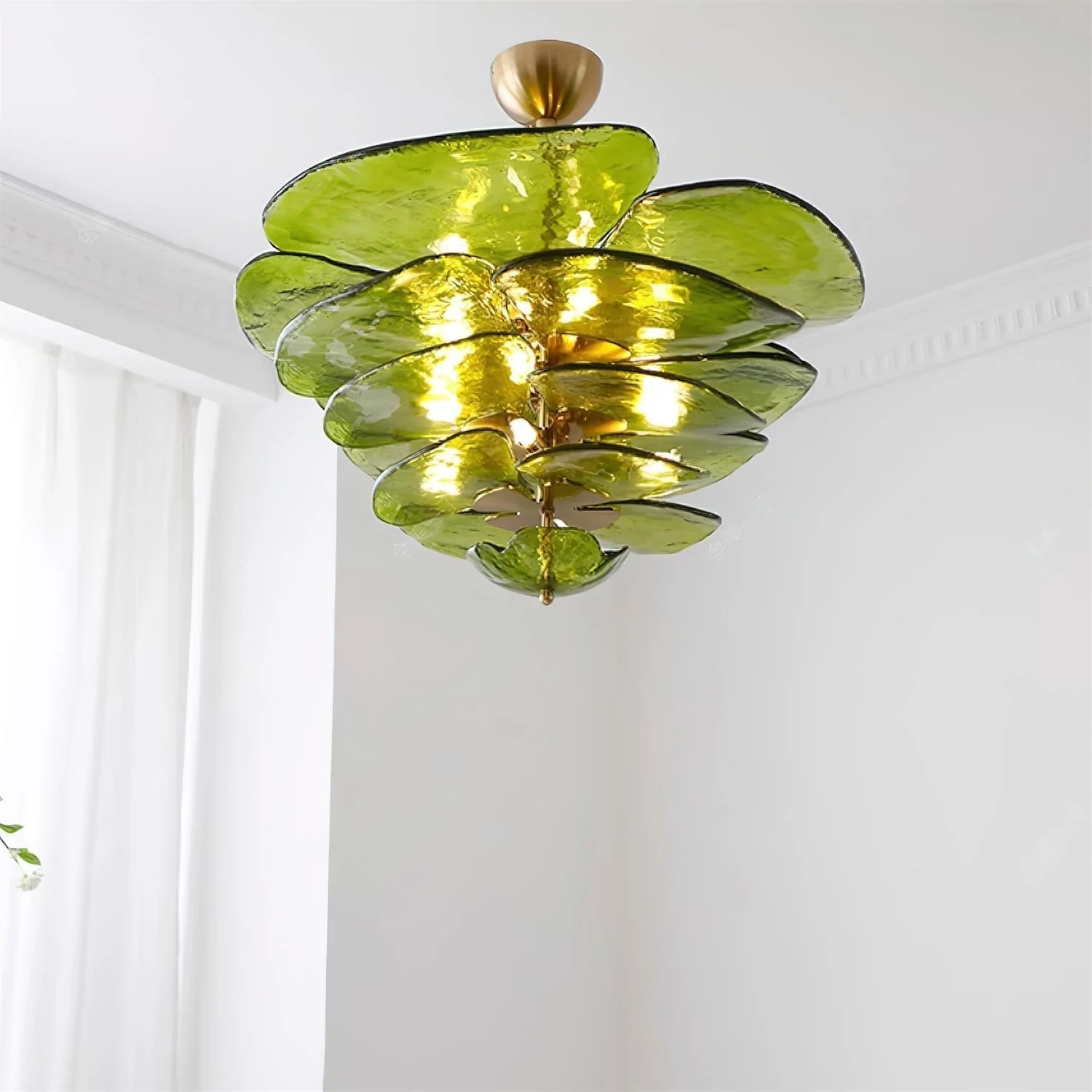 Petals Gold Murano Chandelier - Image 88