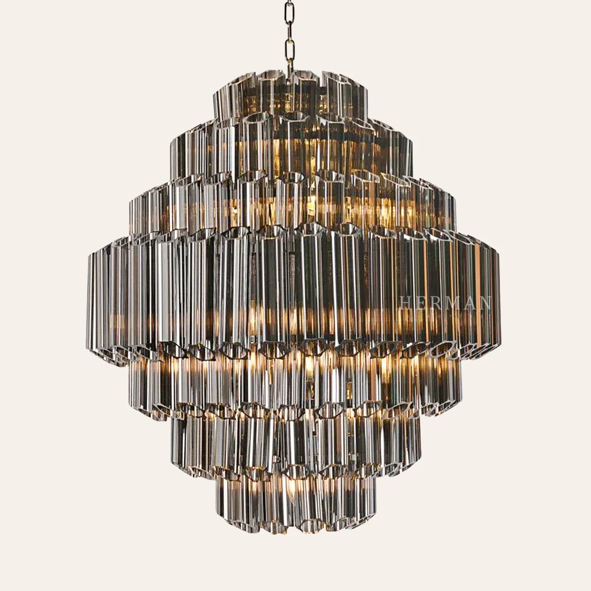 Grande Palermo Murano Chandelier 32.68" - Image 13
