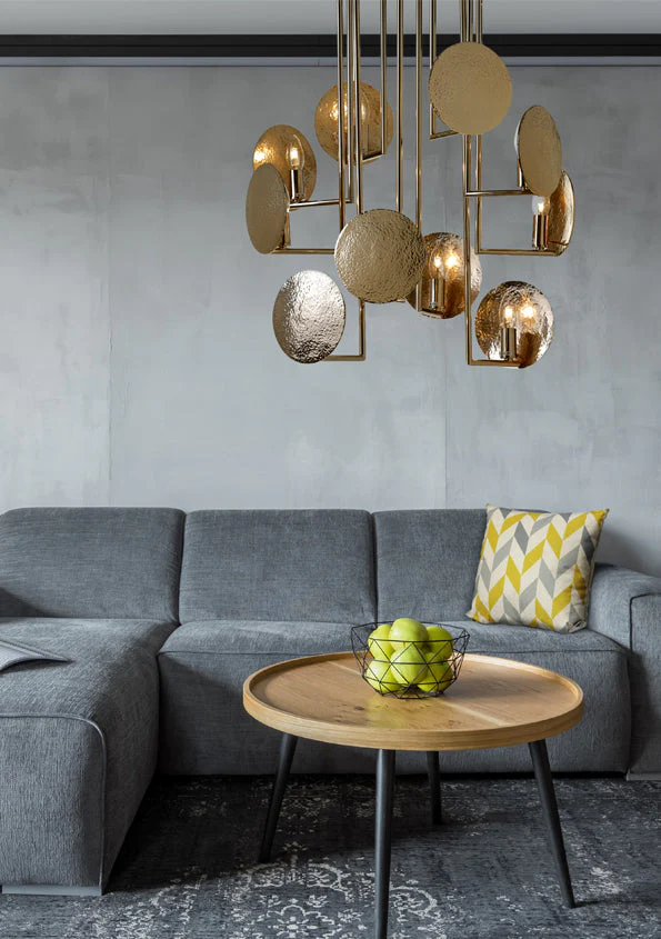 Grant 10 Light Modern Chandelier - Villa Lumi - Image 2