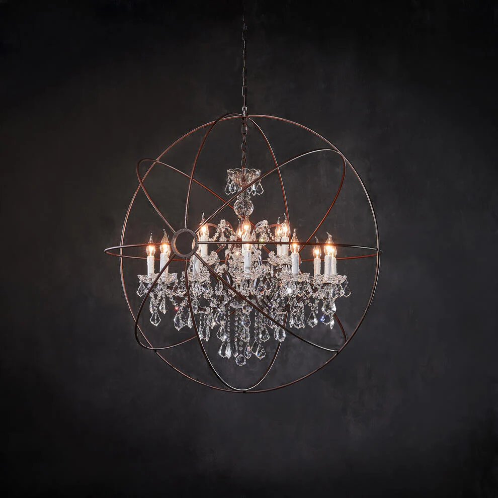 Gyro Crystal Chandelier Natural - Image 2