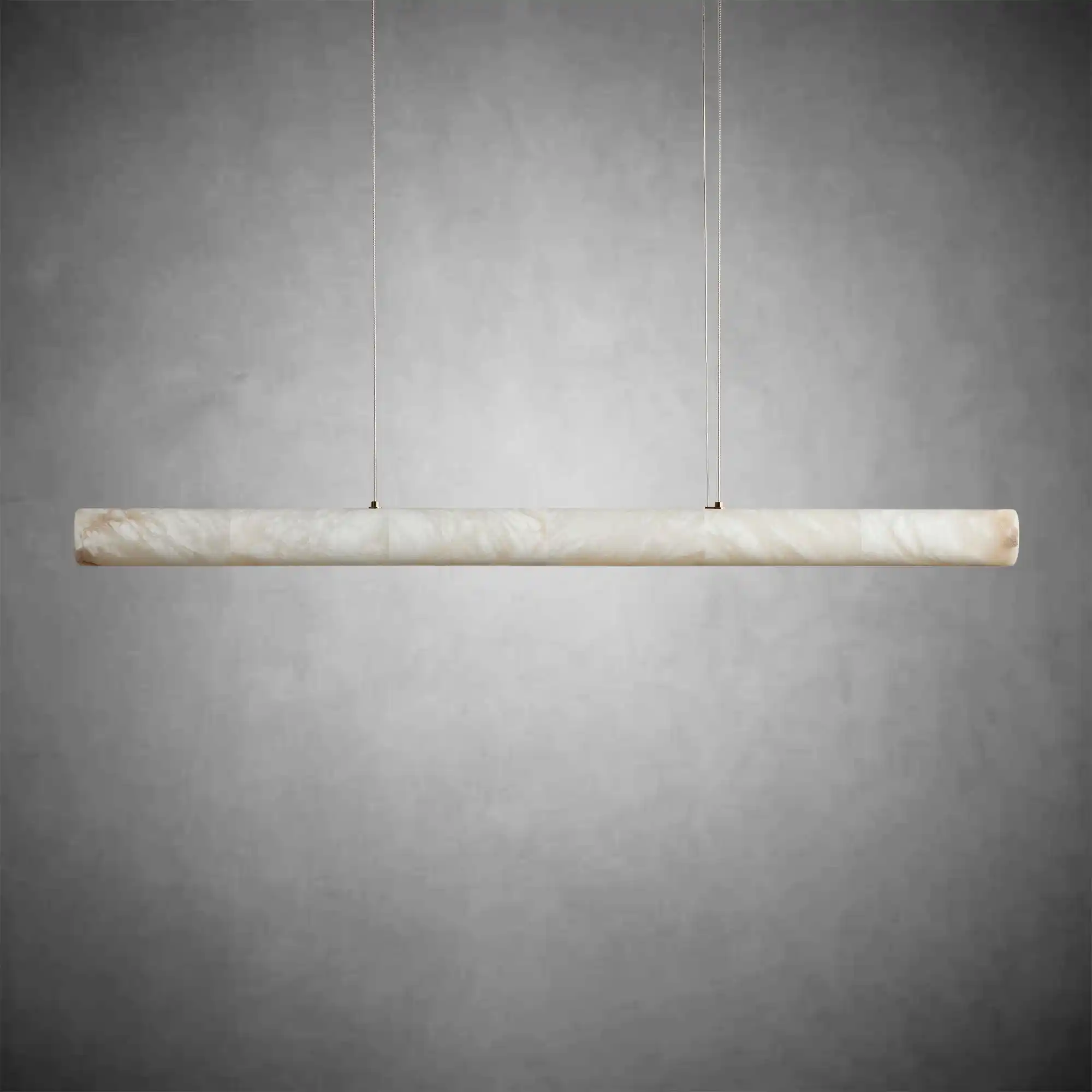 Halima Linear Alabaster LED Chandelier – 64" & 74" Options - Image 5