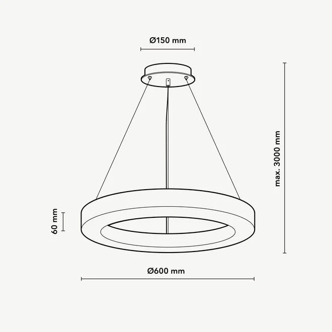Halo Alabaster Natural Stone Chandelier - Image 3